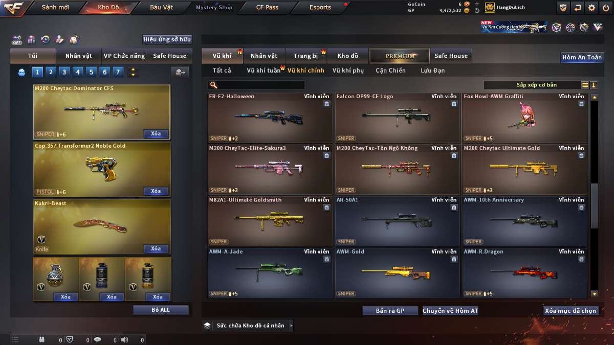 shop acc cf uy tin gia re